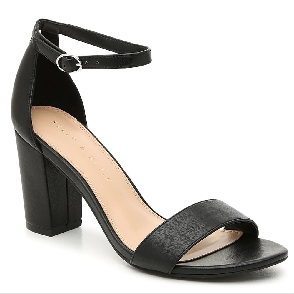 Black Heeled Sandals